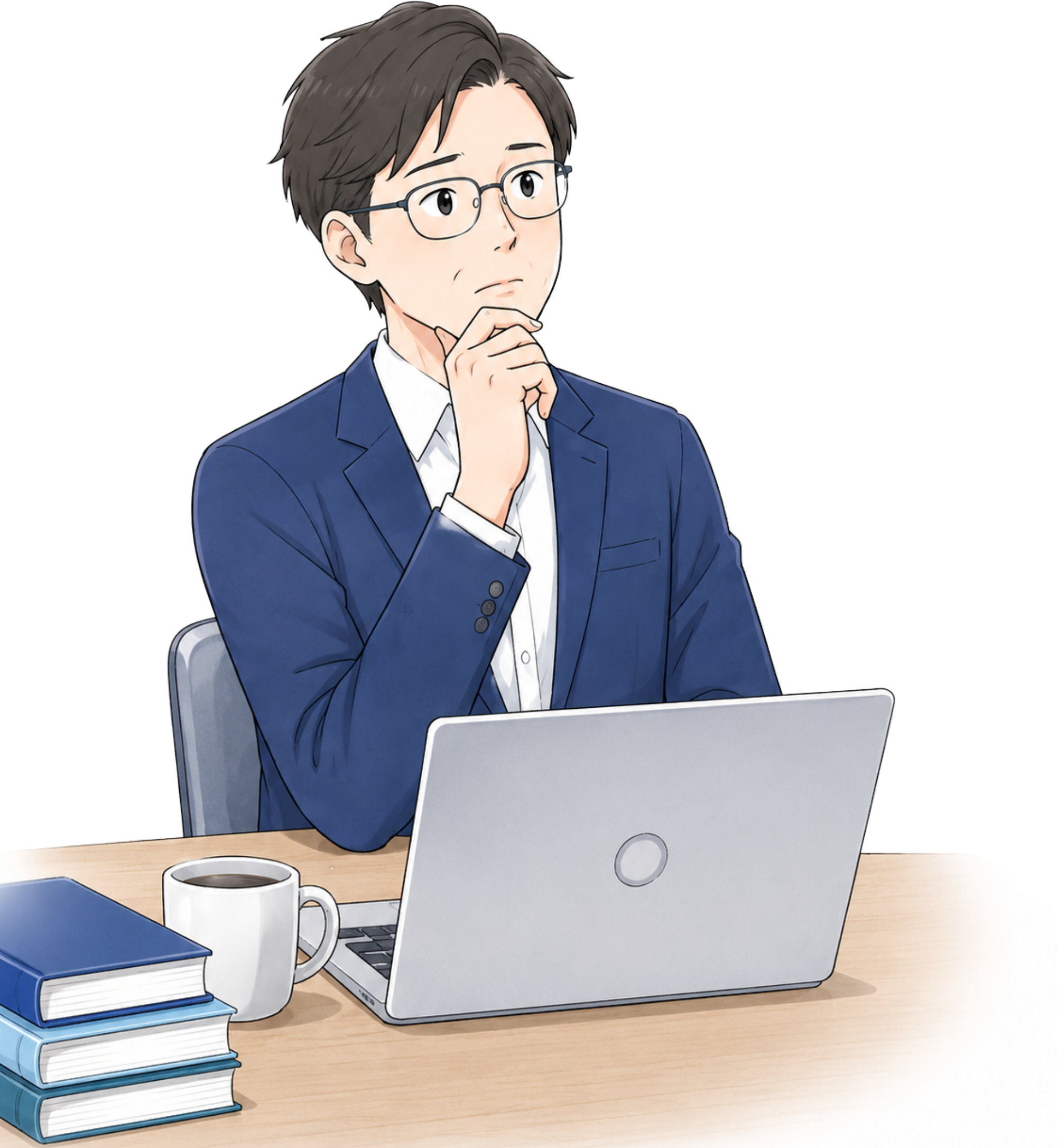 採点に悩む先生